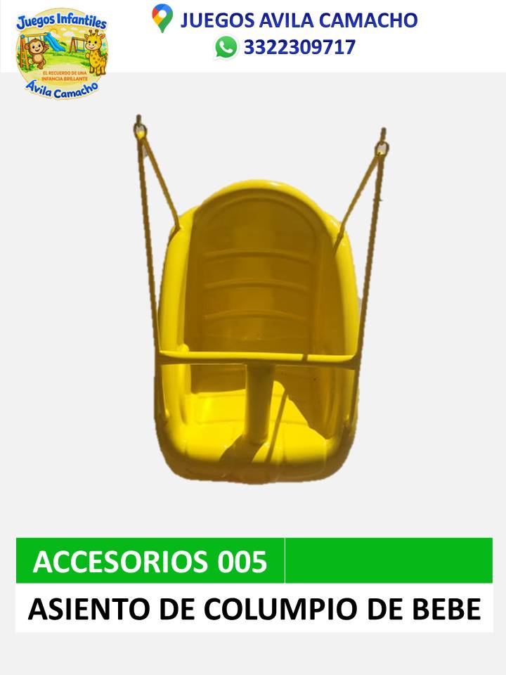 asiento de columpio de bebé